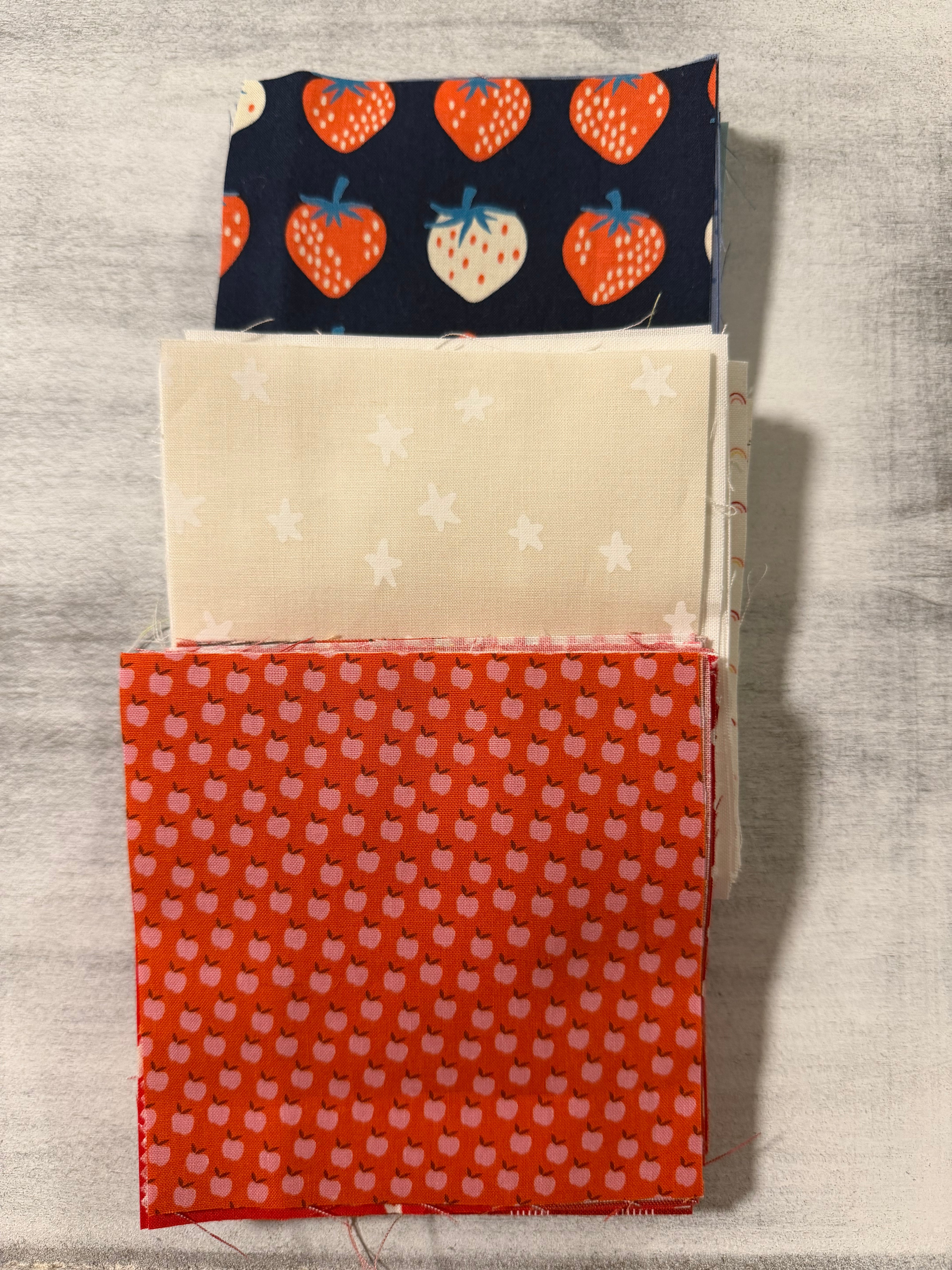 Red, White, and Blue Square Bundle B | Scrap Bundle