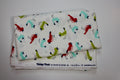 Vintage Picnic Fabric Cut - 1 Yard White Bird Print by Bonnie and Camille for Moda