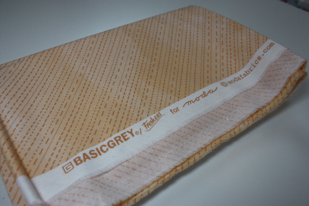 Fresh Cut Fabric-  1 Yard Orange Stripe by BasicGrey for Moda
