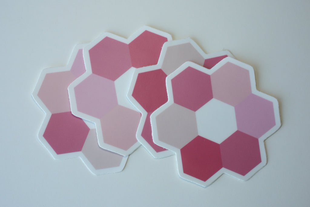 Hexie Blooms Sticker
