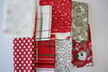 Christmas Morning Scrap Bag - 6oz Holiday Fabric | Designer Scraps| Quilting Cotton