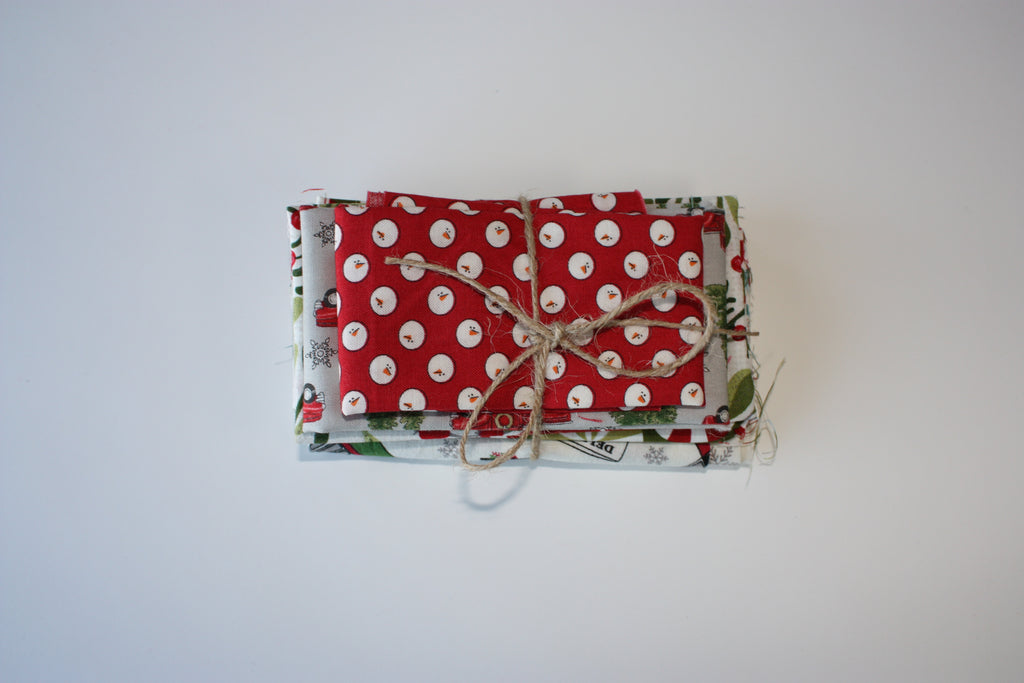 Holiday Wishes Scrap Bag - 4.2oz Holiday Fabric | Designer Scraps| Quilting Cotton
