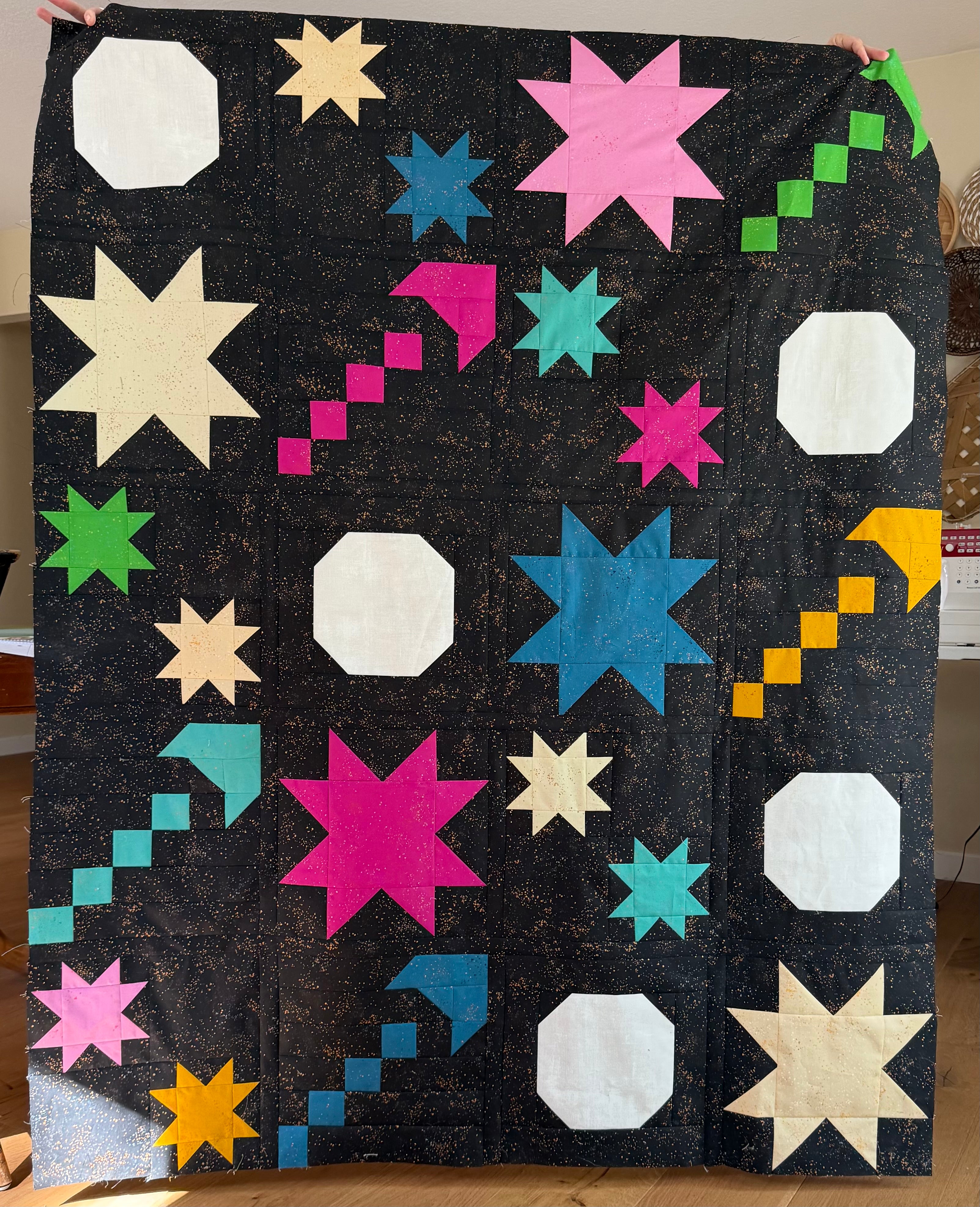 To the Moon Quilt Kit - Throw Size