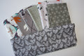 Gray Scrap Bag - Designer Neutral Fabric Mix