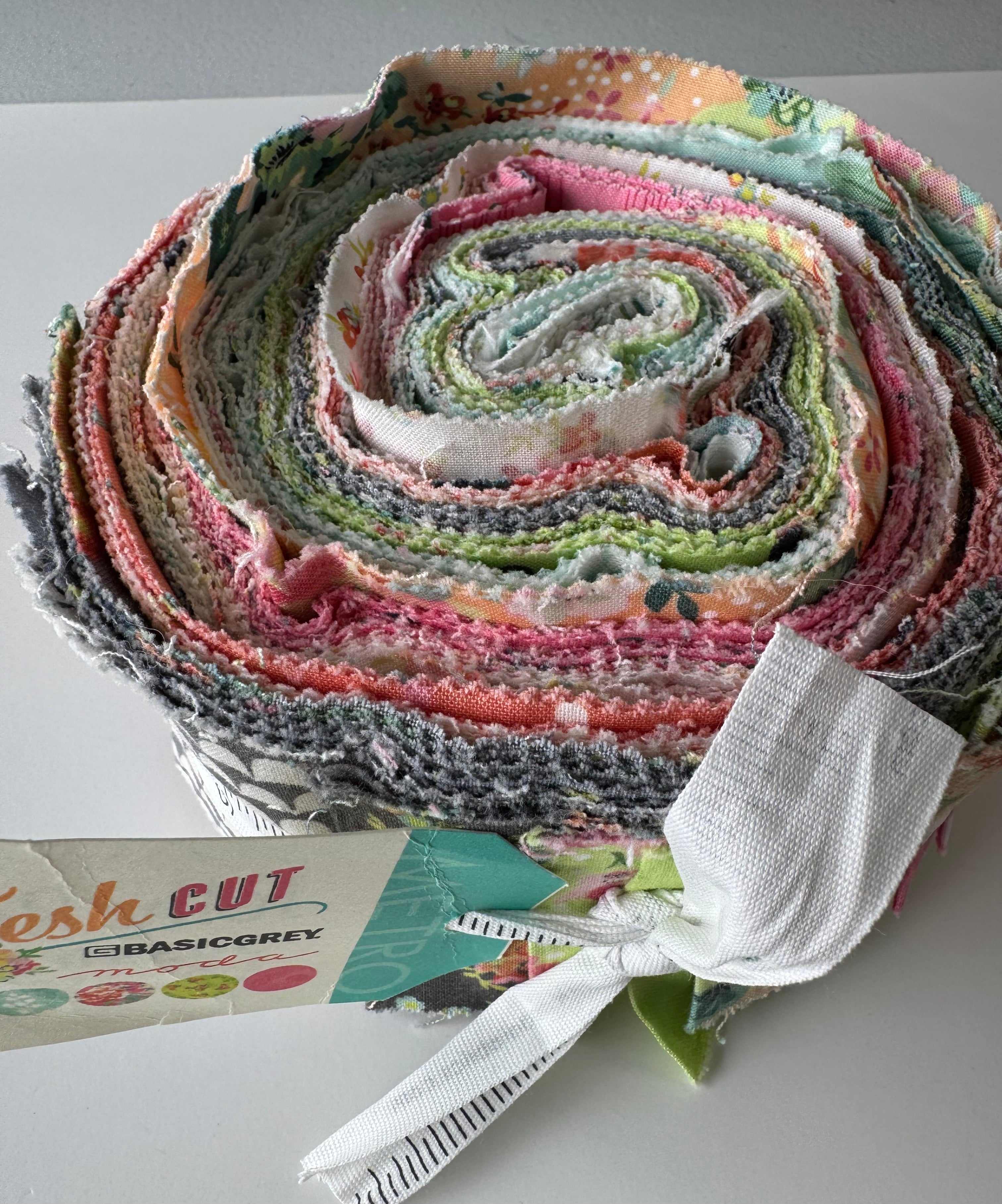 Fresh Cut Jelly Roll - BasicGrey for Moda Fabrics (Rare,OOP)