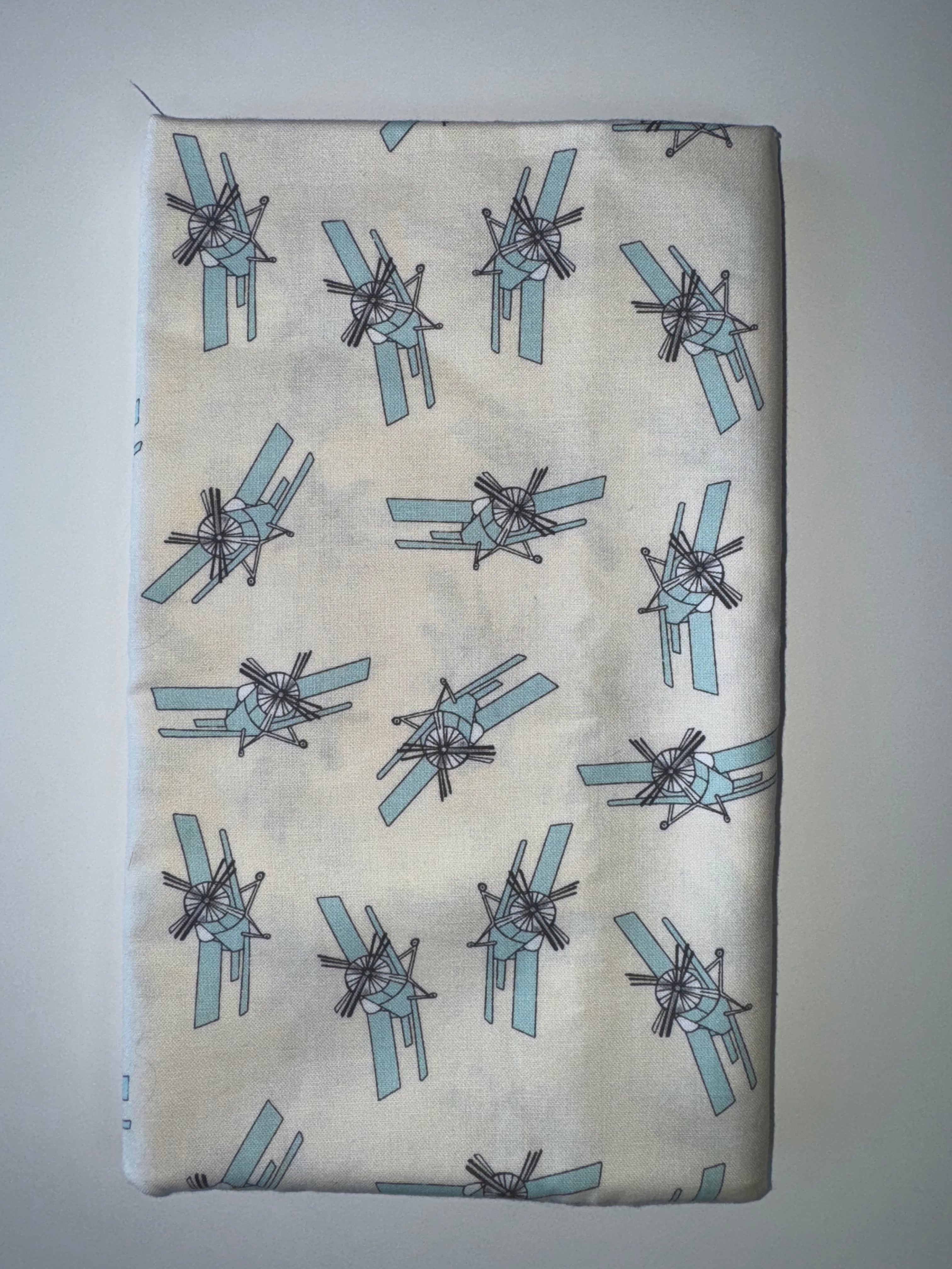 Mighty Machines Fabric Cut - 1 Yard Airplane Print by Lydia Nelson for Moda