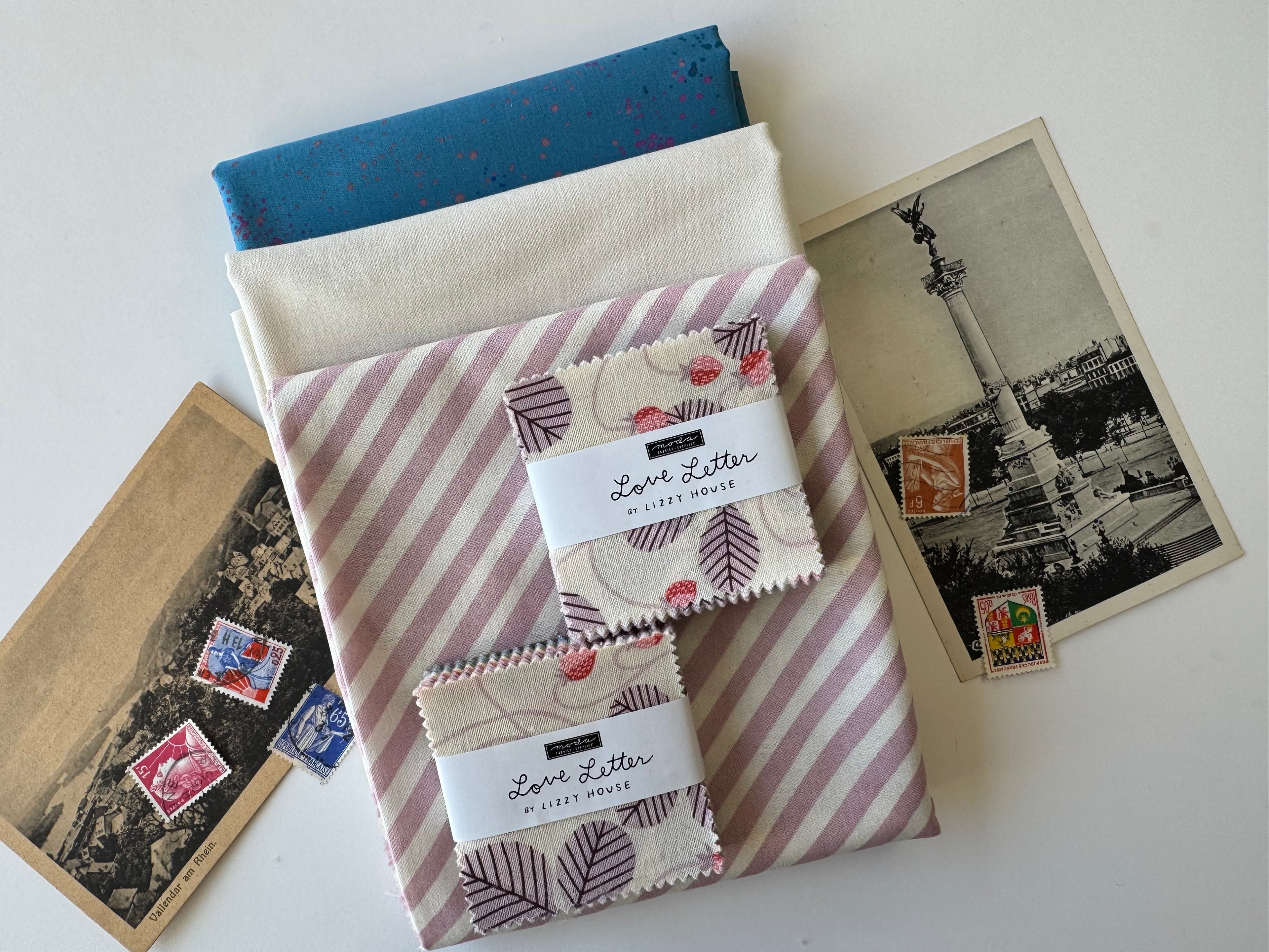 March “Choose Your Own Adventure” Kit (B) - Mini Charms + Half Yards - Curated by S.E.W.