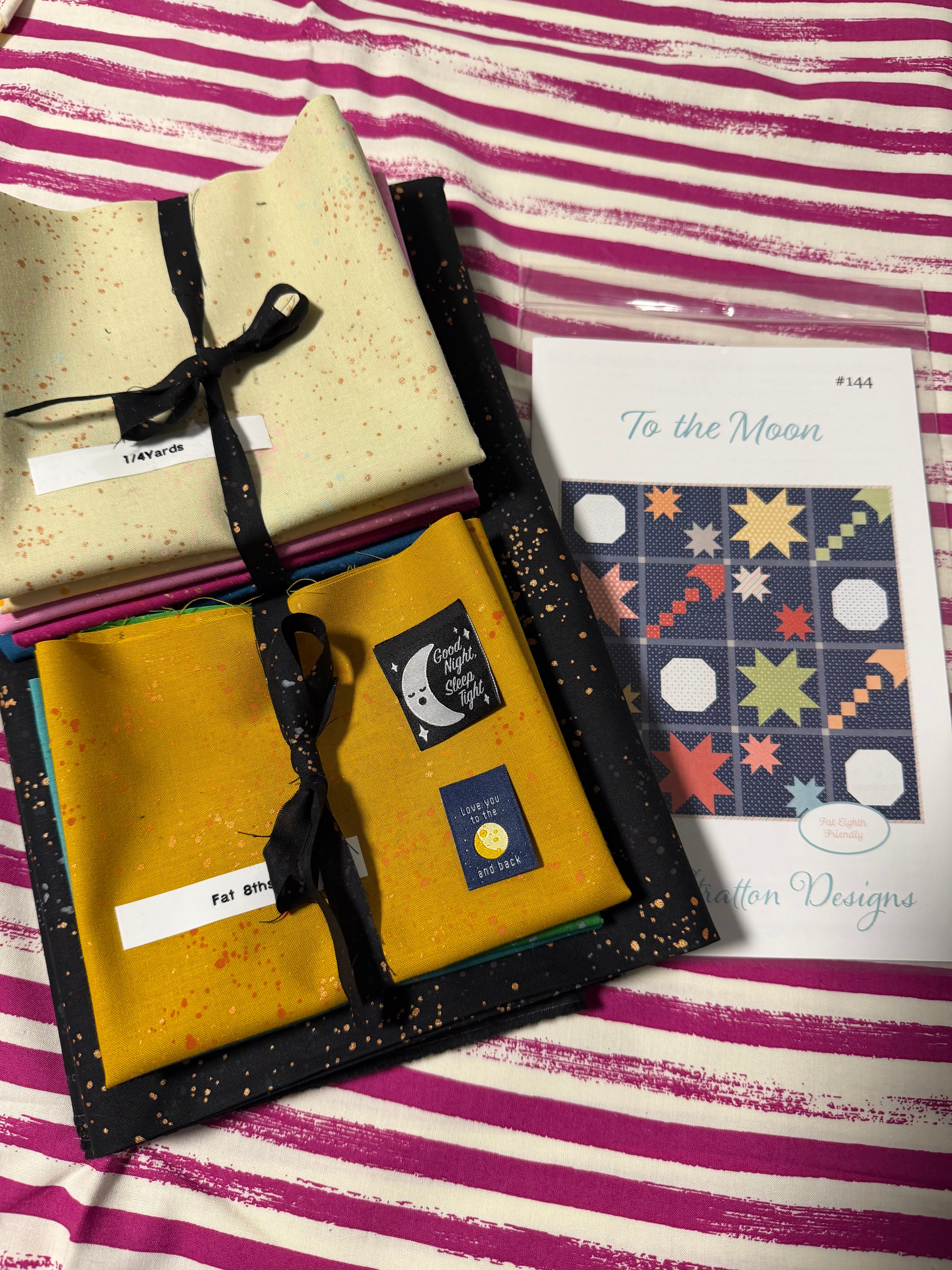 To the Moon Quilt Kit - Throw Size