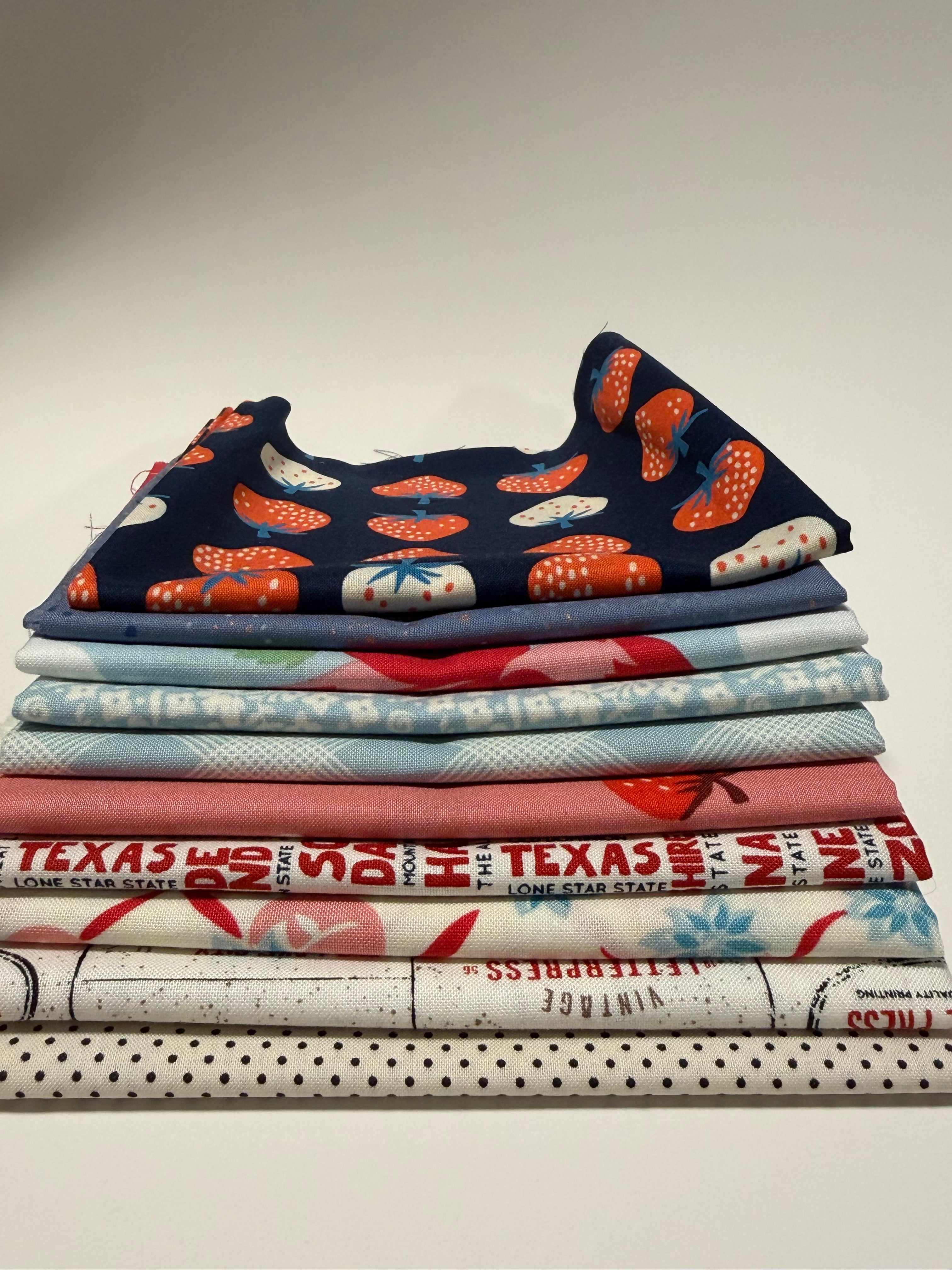 Born in The USA Fat Eighth Bundle | Ruby Star Society and Moda Fabrics (10F8)