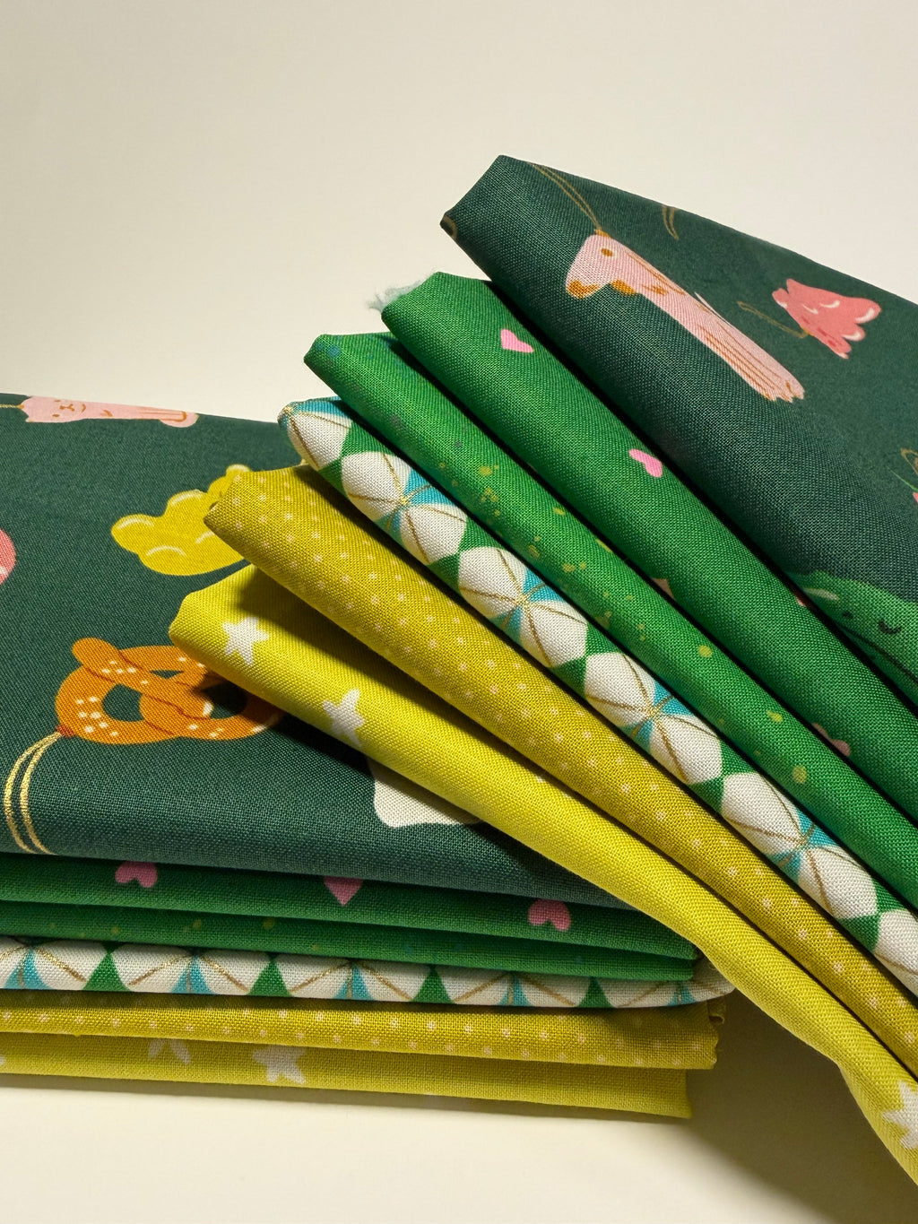 Not Easy Being Green Curated Fat Quarter Bundle | Ruby Star Society (6FQ)
