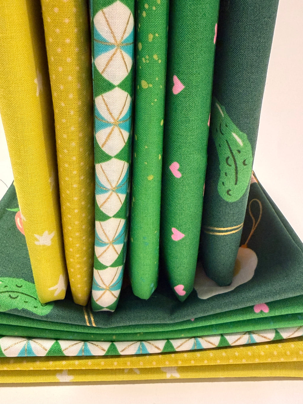 Not Easy Being Green Curated Fat Quarter Bundle | Ruby Star Society (6FQ)