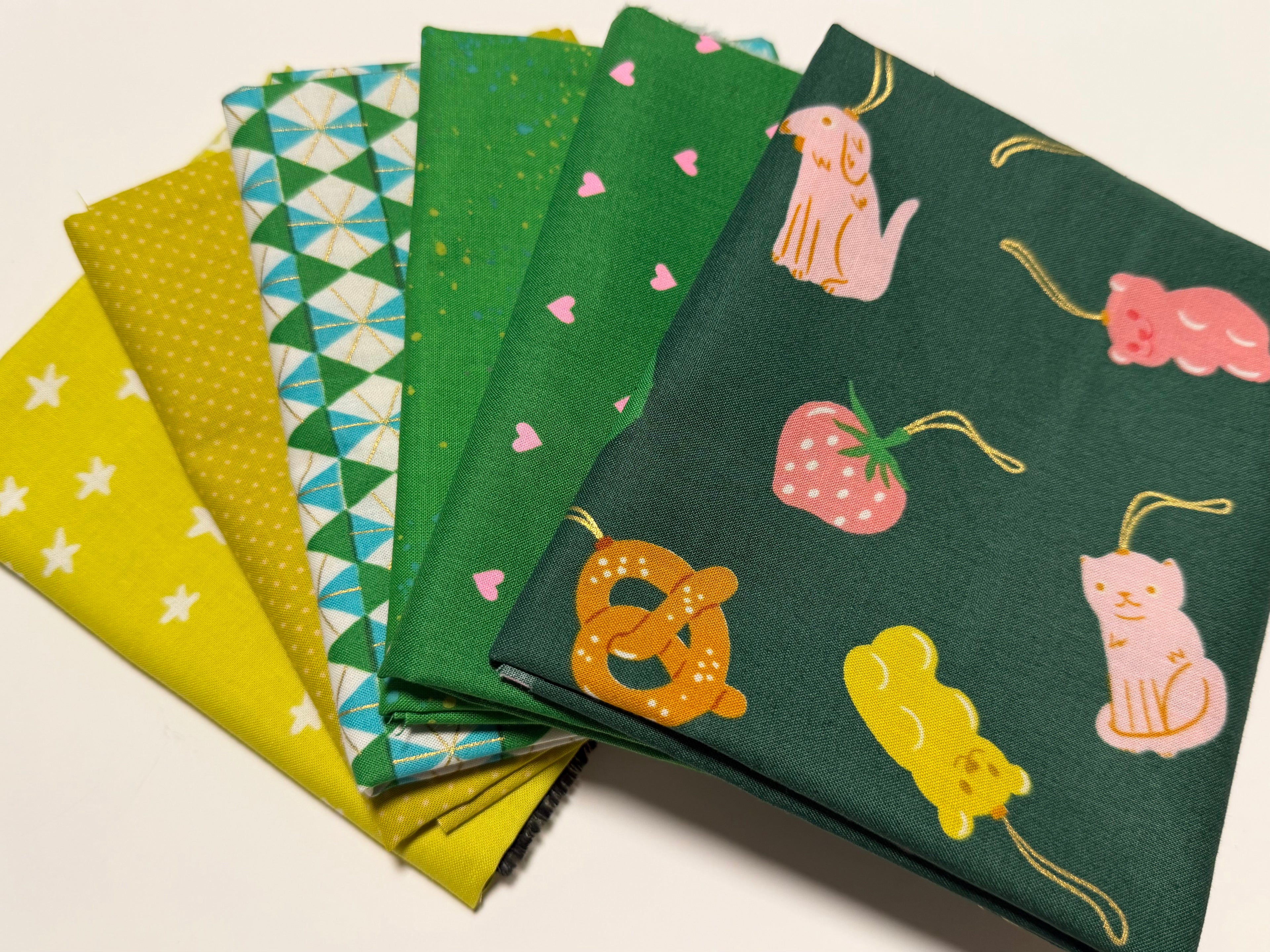 Not Easy Being Green Curated Fat Quarter Bundle | Ruby Star Society (6FQ)