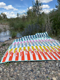 Yipes Stripes Poolside Quilt Kit - Throw Size