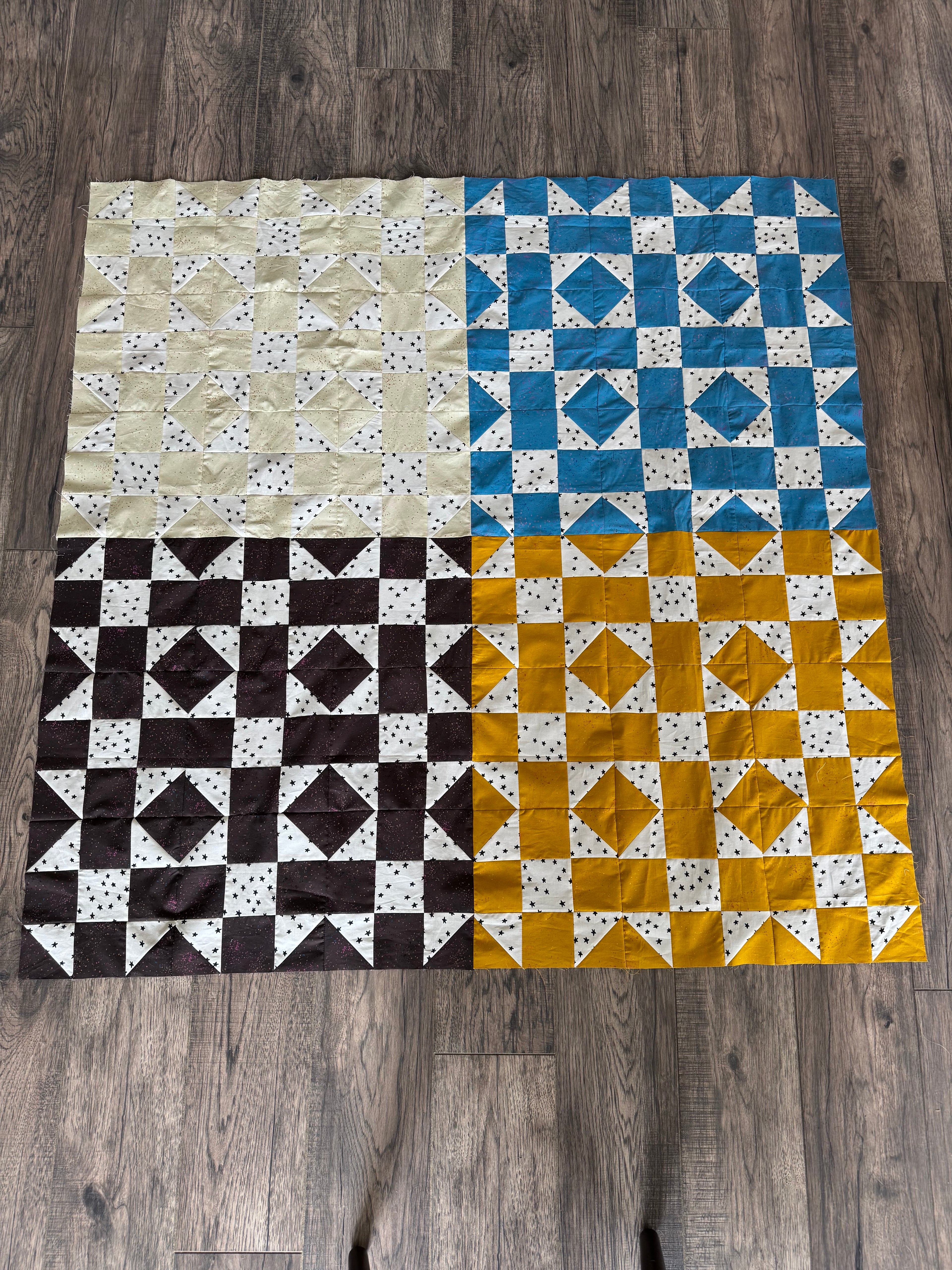Hank Quilt Kit – Ruby Star Society Speckled Fabrics – Modern Quilt Pattern for Confident Beginners (58.5” x 58.5”)
