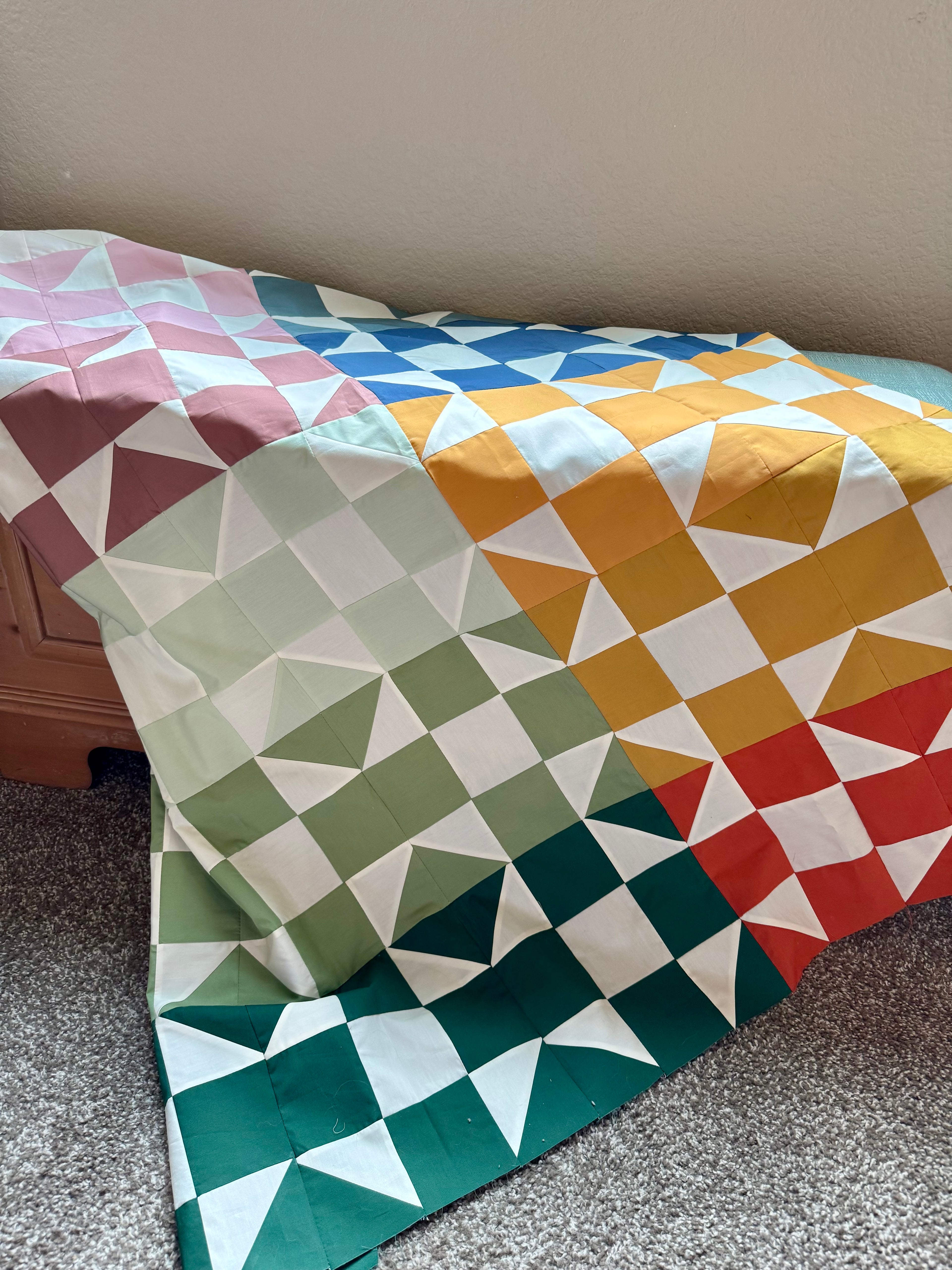 Hank Quilt Pattern- PDF Quilt Pattern for Confident Beginners