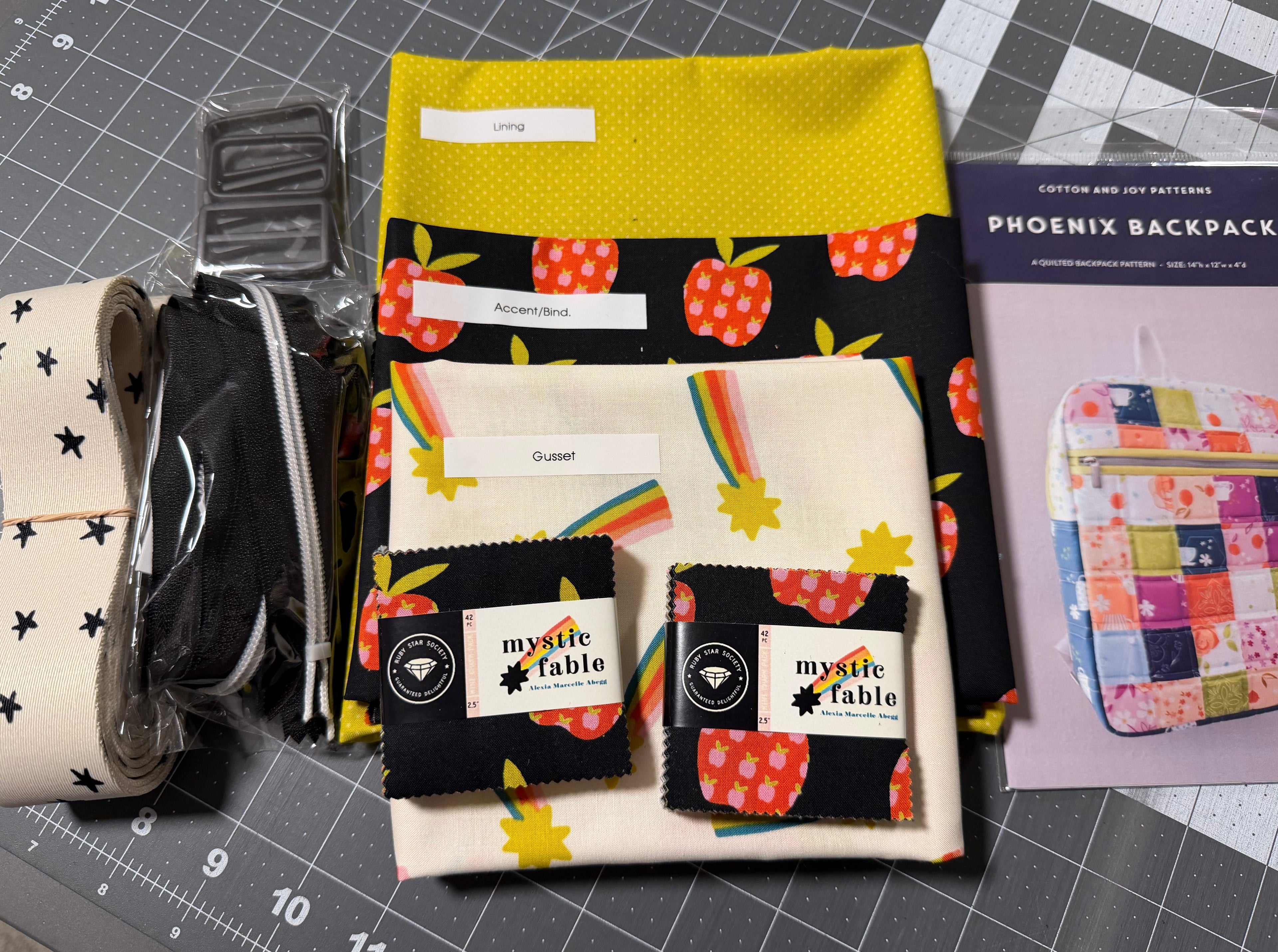 Mystic Fable Phoenix Backpack Kit | Cotton and Joy | Ruby Star Society