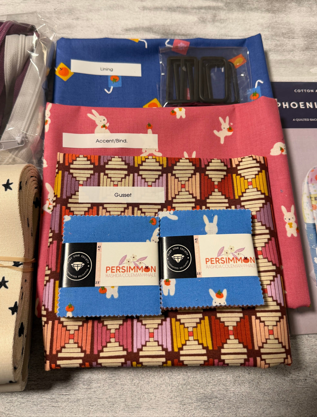 Persimmon Phoenix Backpack Kit | Cotton and Joy | Ruby Star Society