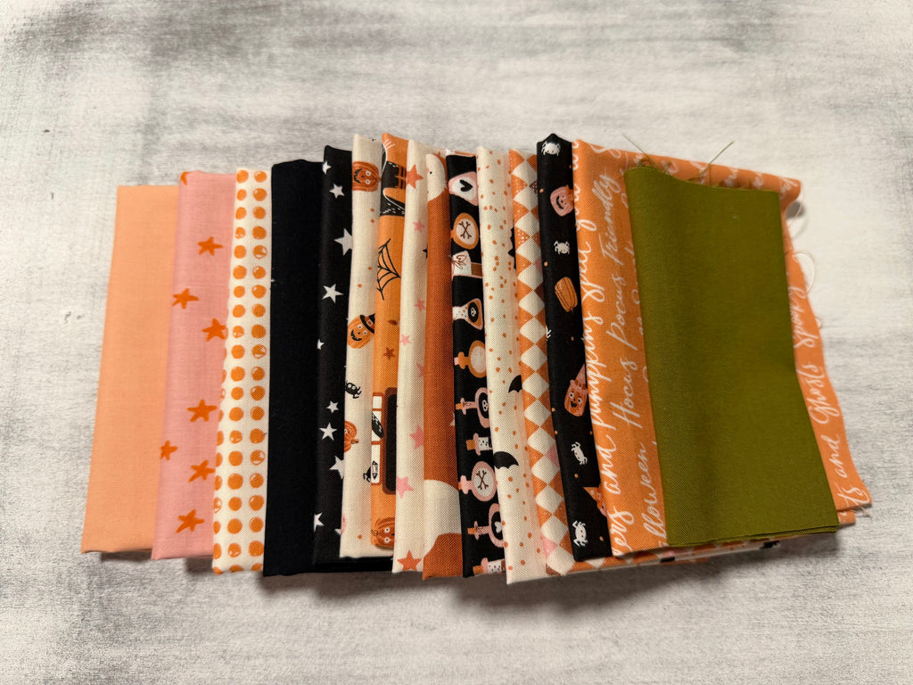 Purrs & Boos Gourd Vibes Table Runner Kit | Copper Kettle Quilt Company