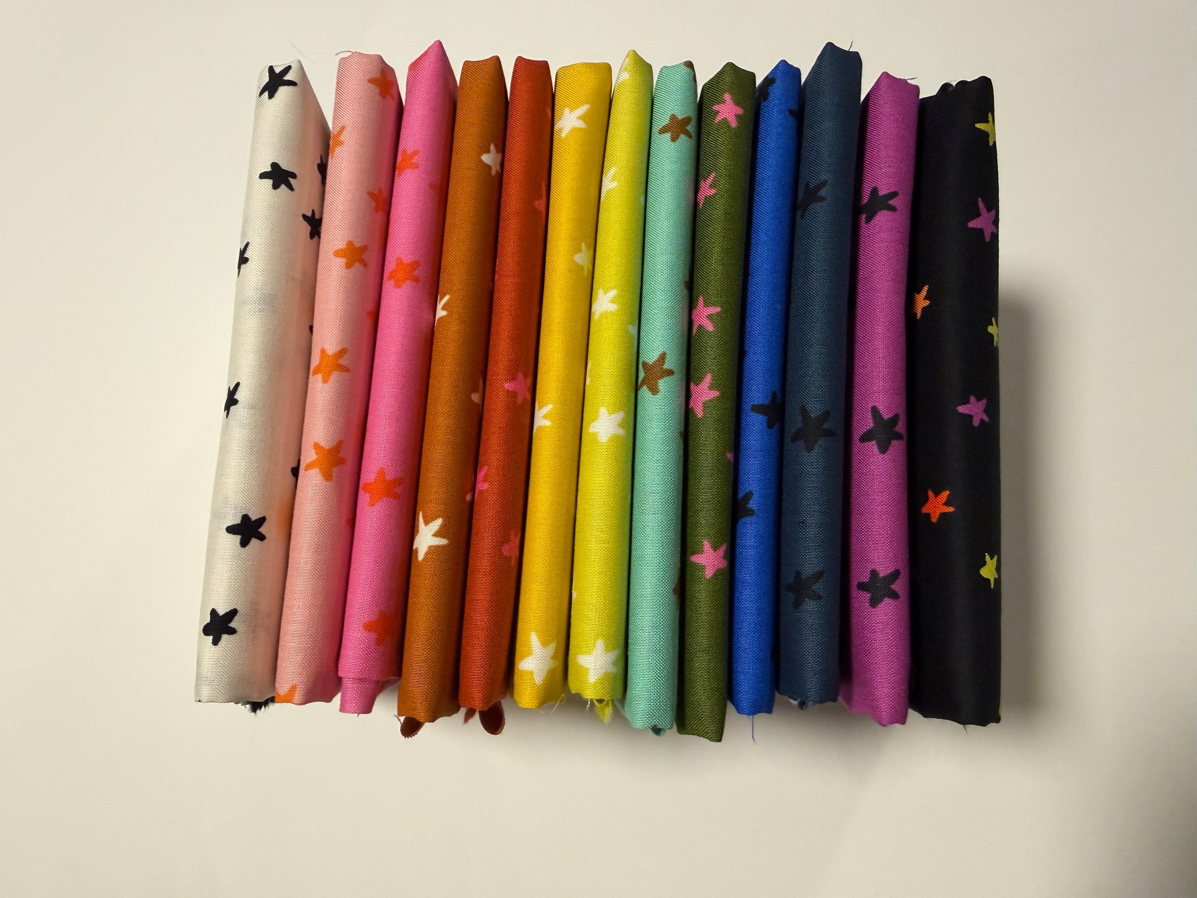 Super Starry Rainbow Fat-Quarter Bundle (13FQ) | Ruby Star Society by Alexia Abegg