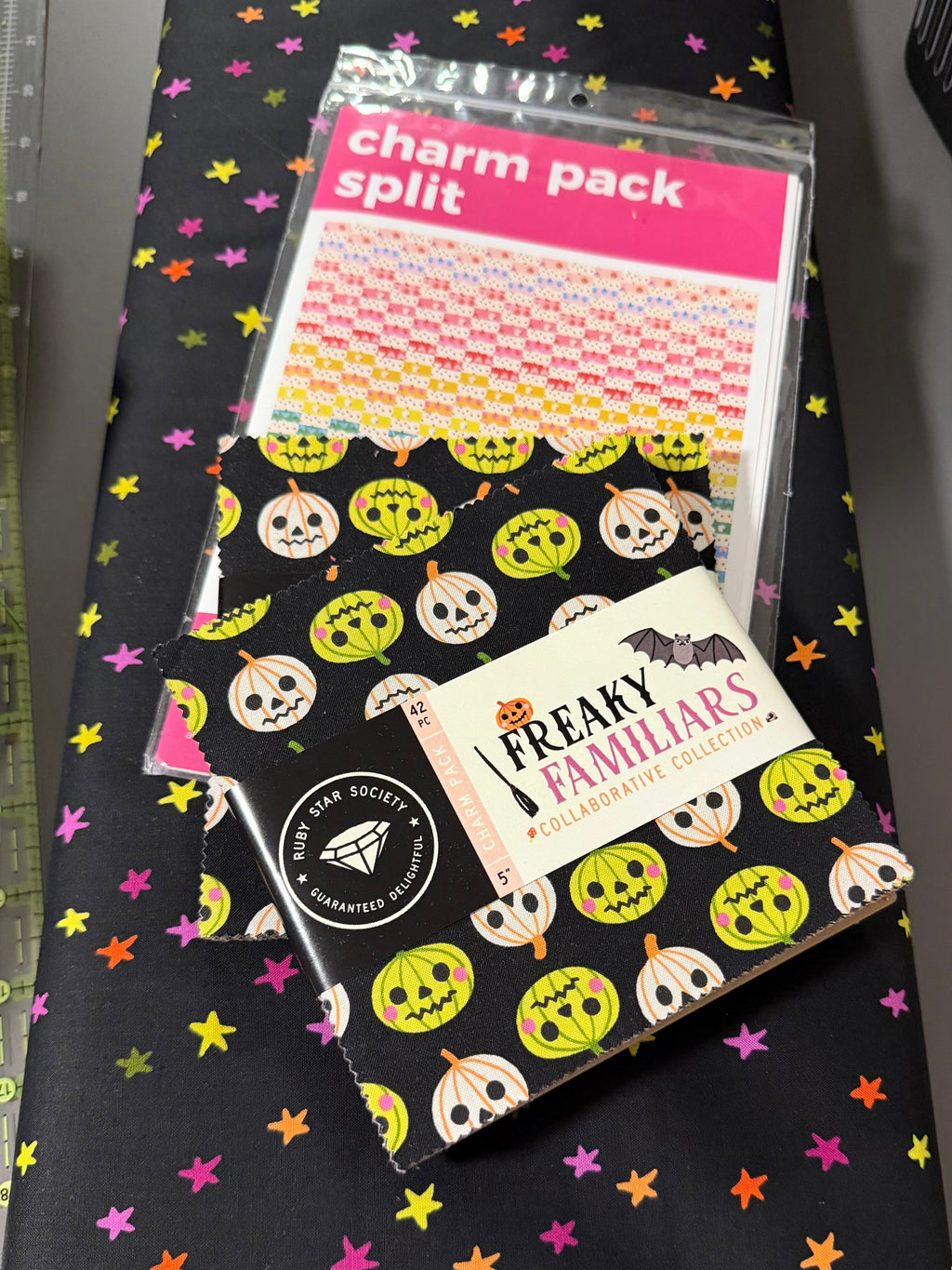 Freaky Familiars Charm Pack Split Kit | Ruby Star Society | Allison Ramsing