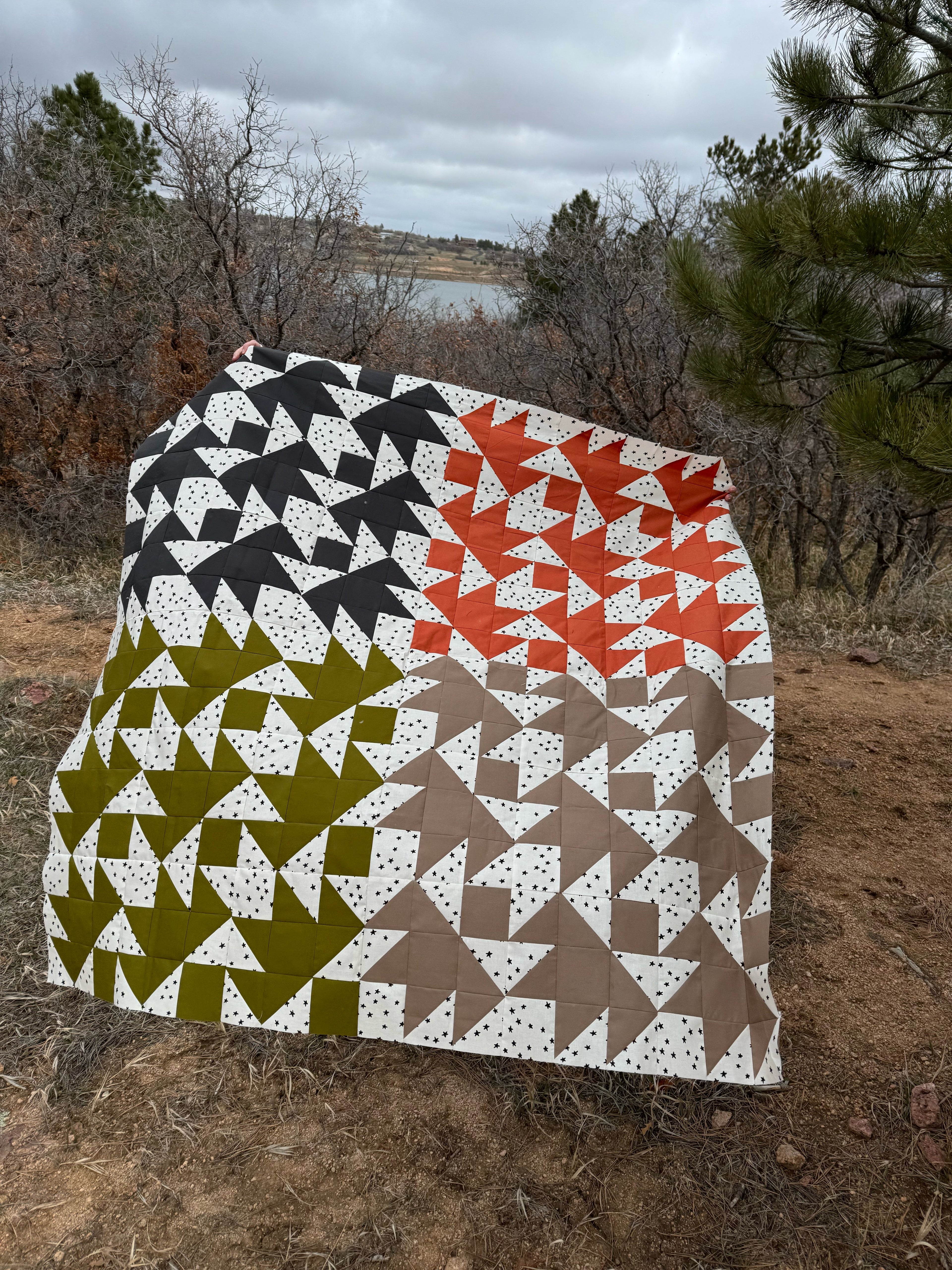 First Born Quilt Kit – Modern Throw Quilt with Moda and Ruby Star Society Fabrics
