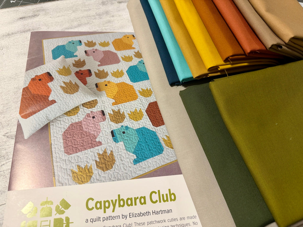 Capybara Club Quilt Kit- Lap Quilt | Elizabeth Hartman