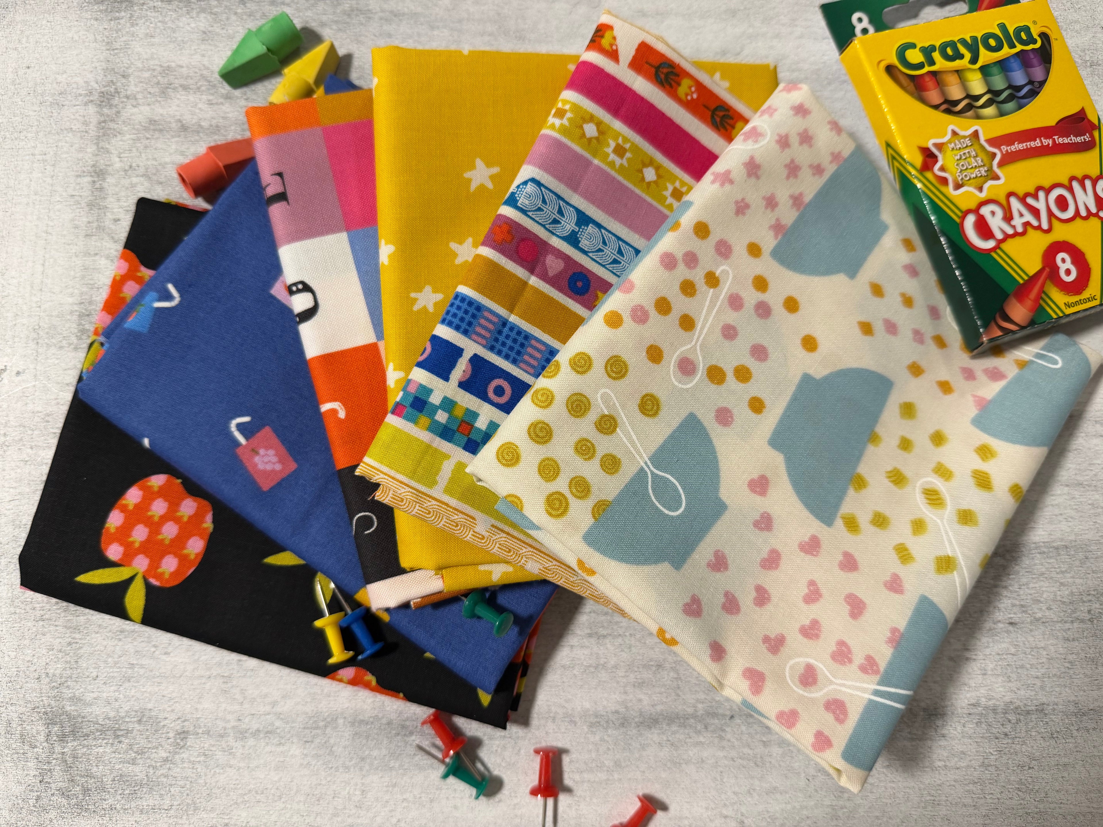 Back to School Curated Fat Quarter Bundle| Ruby Star Society (6FQ)