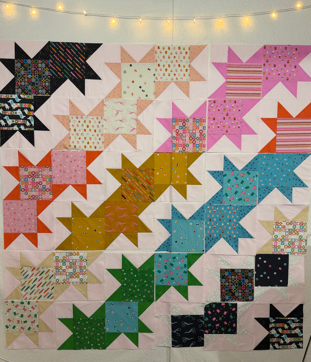 1-800 Twinkle Pop Quilt Kit- Large Throw | Ruby Star Society | Holly Clarke Designs
