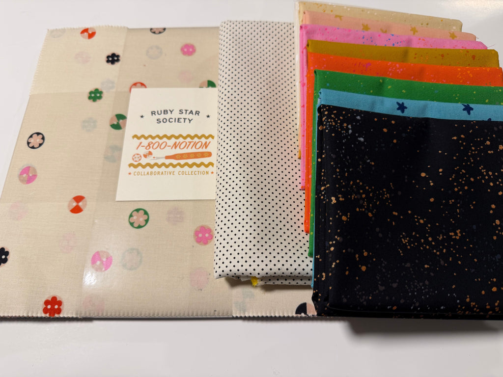 1-800 Twinkle Pop Quilt Kit- Large Throw | Ruby Star Society | Holly Clarke Designs