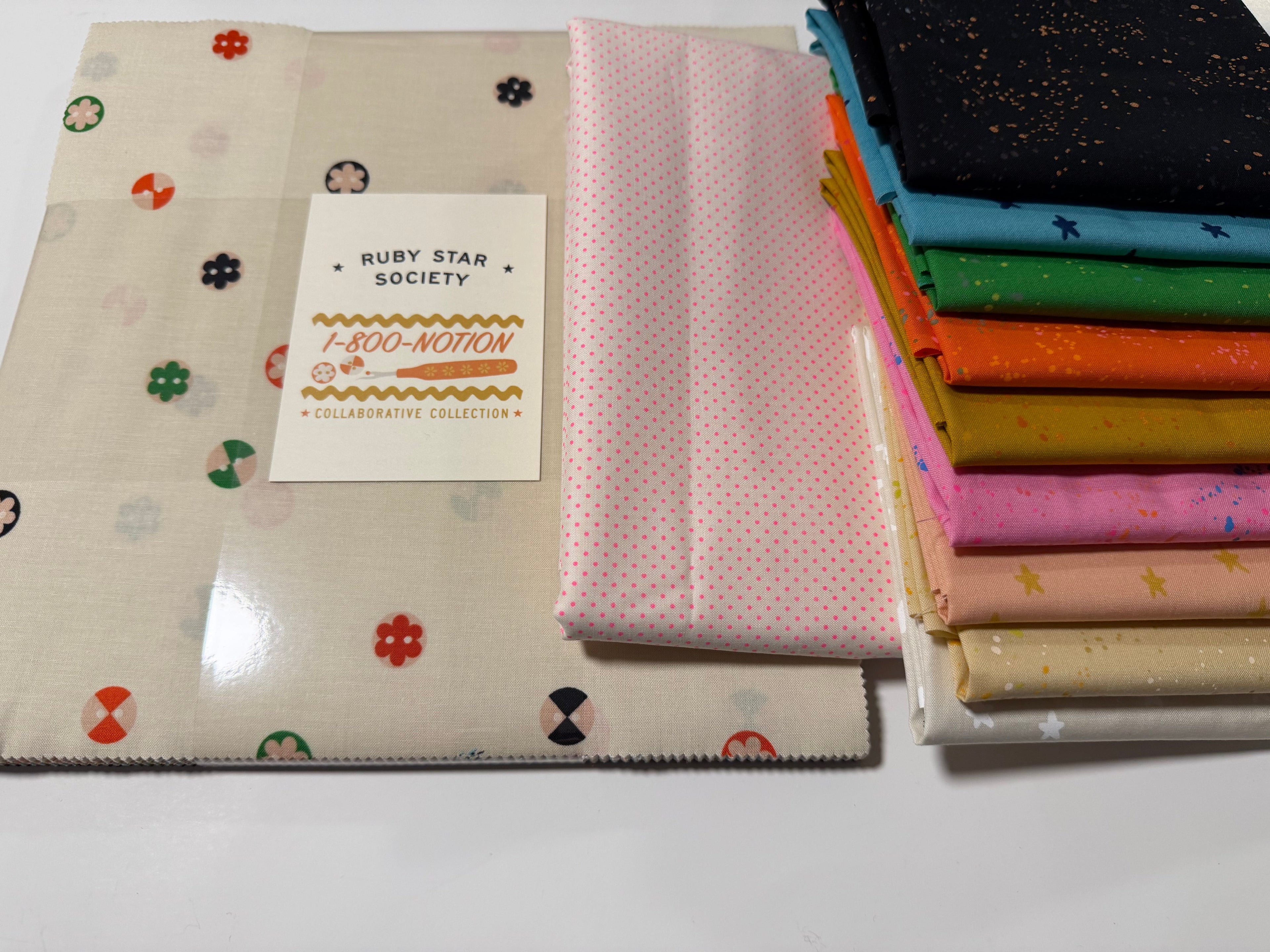 1-800 Twinkle Pop Quilt Kit- Small Throw | Ruby Star Society | Holly Clarke Designs