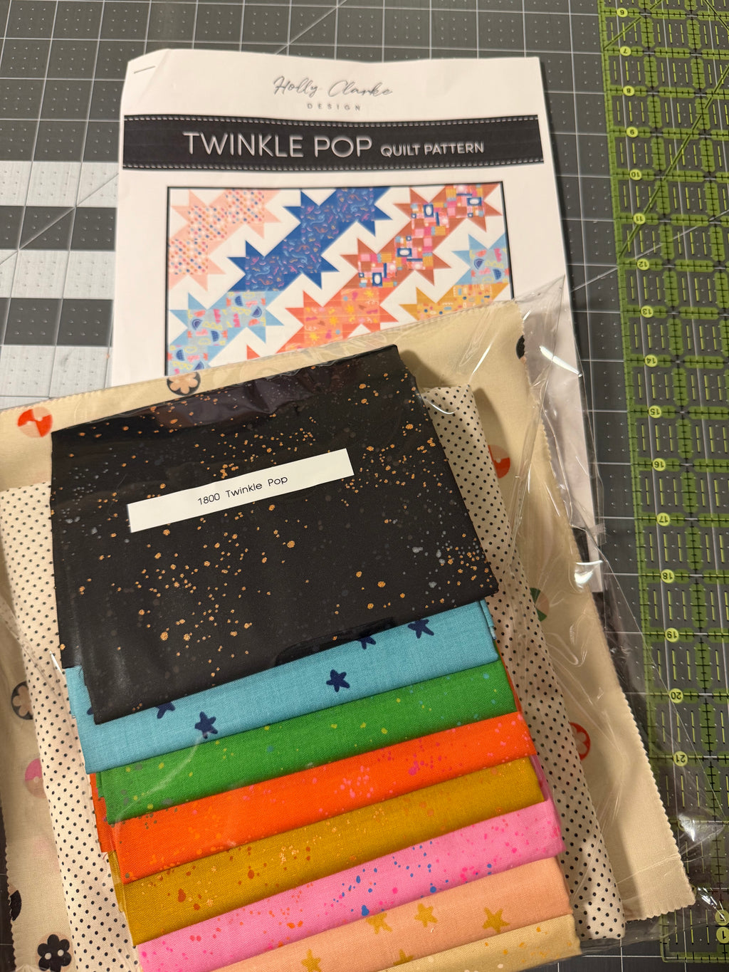 1-800 Twinkle Pop Quilt Kit- Large Throw | Ruby Star Society | Holly Clarke Designs