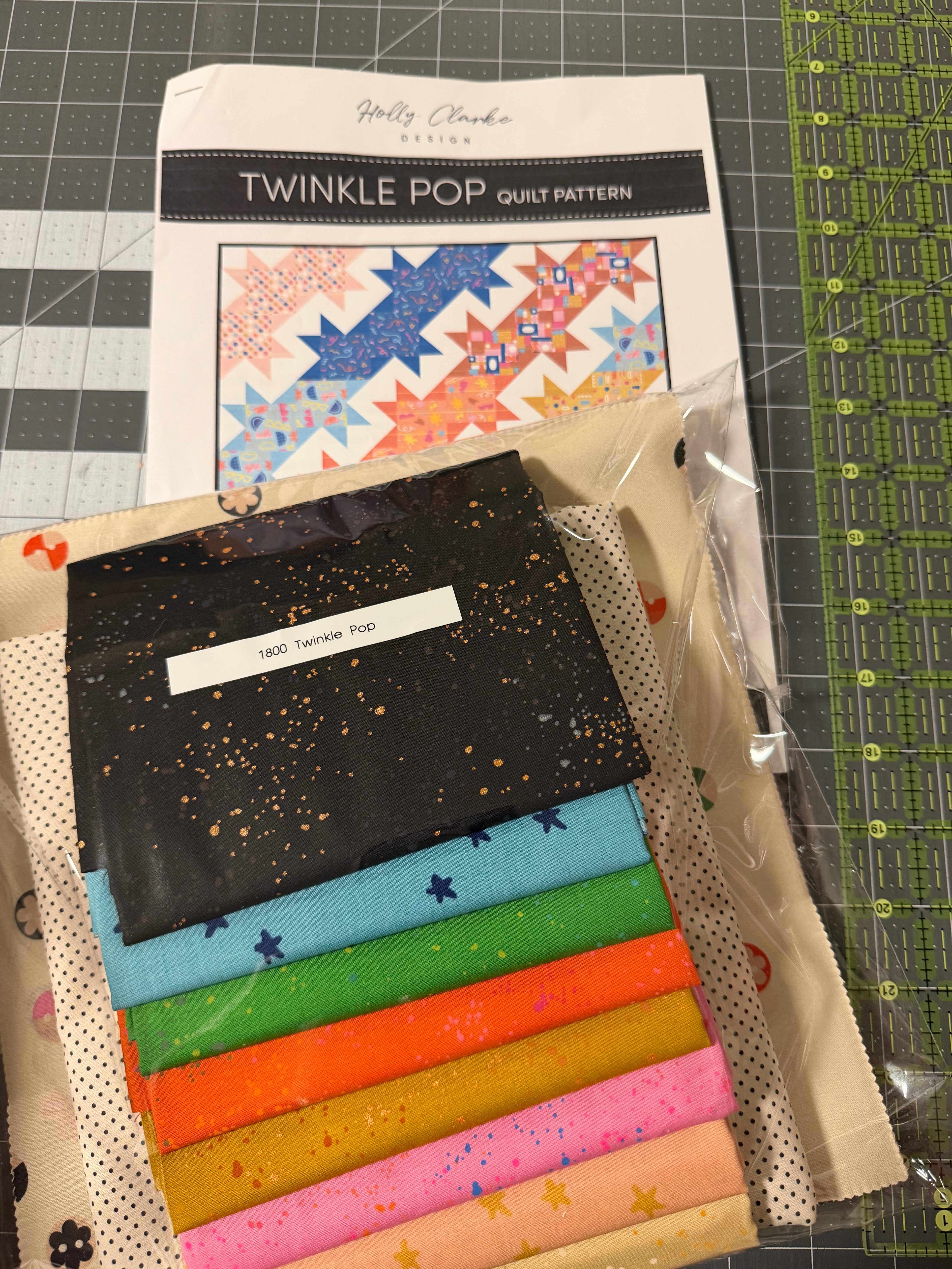 1-800 Twinkle Pop Quilt Kit- Large Throw | Ruby Star Society | Holly Clarke Designs
