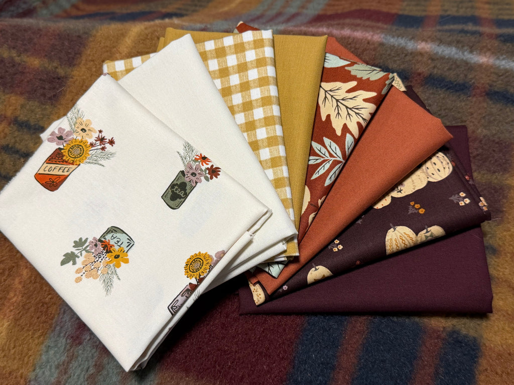 Welcome Autumn Fat Quarter Bundle| Moda Fabrics (8FQ)