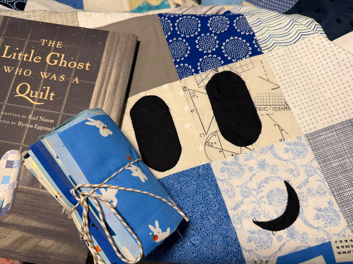 Little Ghost Who was a Quilt Kit - Fabric Roll | Inspired by the Children’s book