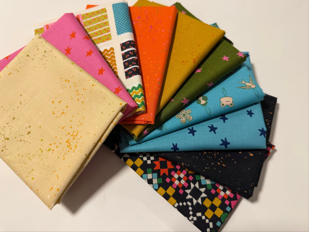 1-800 Notions Curated Fat Quarter Bundle| Ruby Star Society (8FQ)