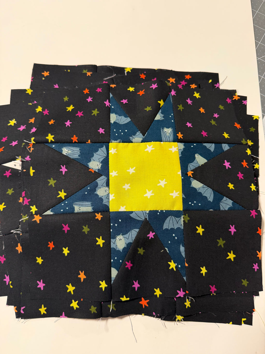 Starry Patch Quilt Kit- Large Throw | Freaky Familiars | Ruby Star Society | Quilt Cakes