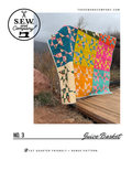 Juice Basket Quilt Pattern – Modern PDF Pattern, Fat Quarter Friendly
