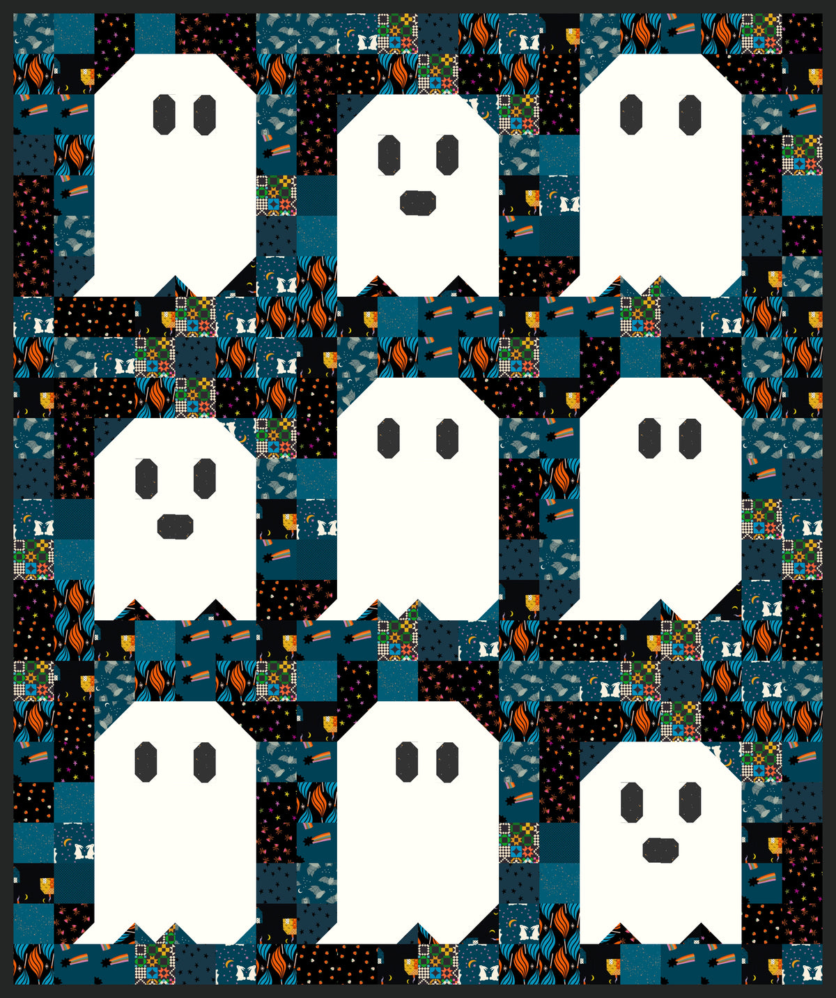 Twilight Ghost Party Quilt Kit | Ruby Star Society| Woolly Petals