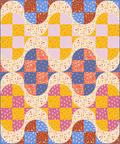Persimmon Make Waves Quilt Kit - Throw Size
