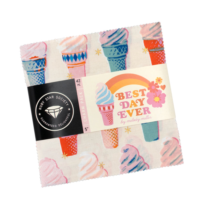 Best Day Ever Charm Pack- Ruby Star Society by Melody Miller