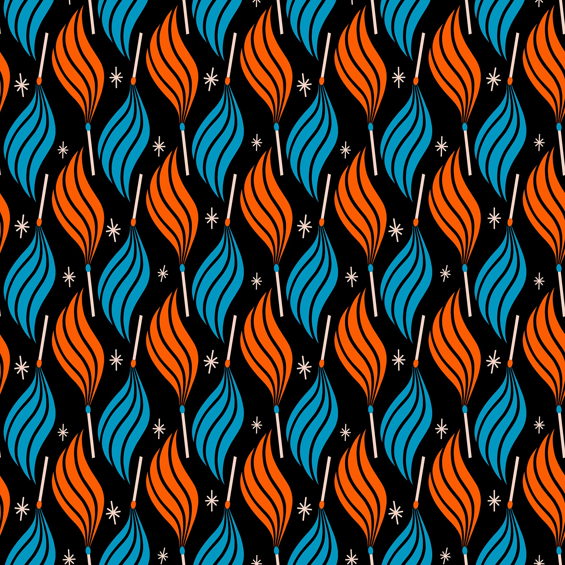 PREORDER Ruby Star Society Trinketry - Lit Novelty Flame Retro Matches in Black