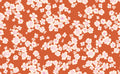 Paper Cuts 2  Hana Florals in Persimmon | Ruby Star Society