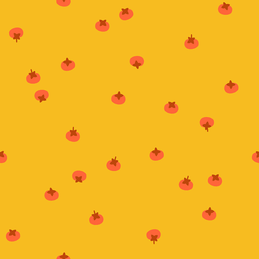 Persimmon Persimmons in Dandelion | Ruby Star Society