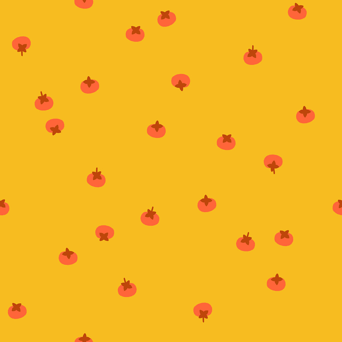 Persimmon Persimmons in Dandelion | Ruby Star Society