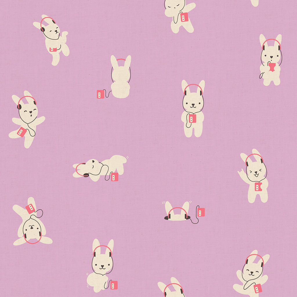 Lofi Linen Rabbeats in Wisteria | Ruby Star Society | New Substrate