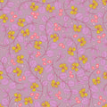 Lofi Linen Caper Floral in Lilac | Ruby Star Society | New Substrate