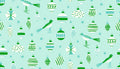 Merry Happy Baubles in Mint | Ruby Star Society