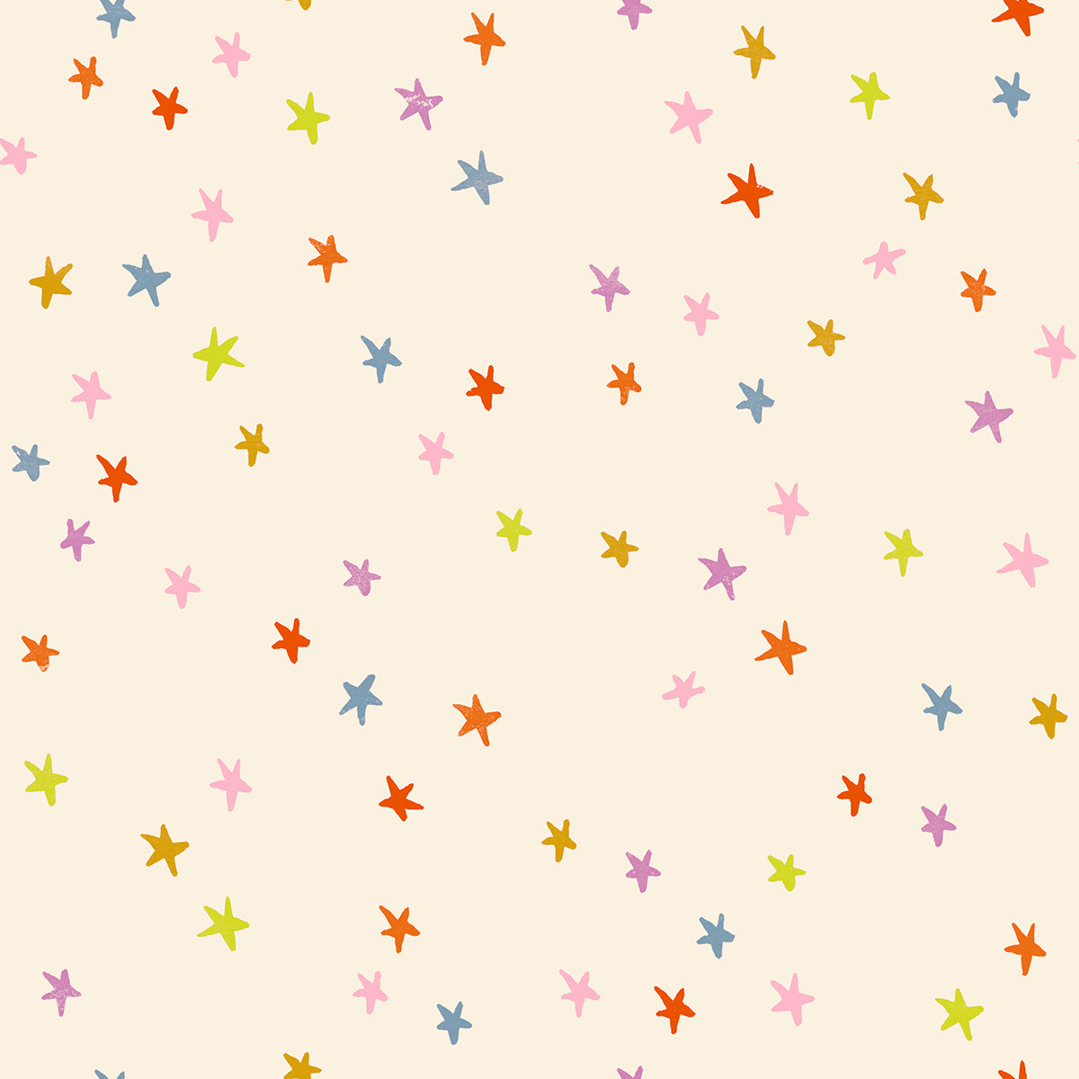 Starry in Multi - Ruby Star Society Fabric by Alexia Abegg