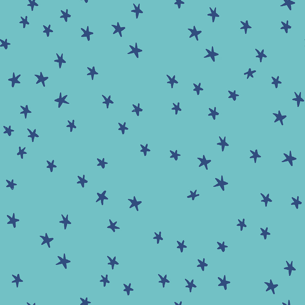 Starry in Turquoise- Ruby Star Society Fabric by Alexia Abegg