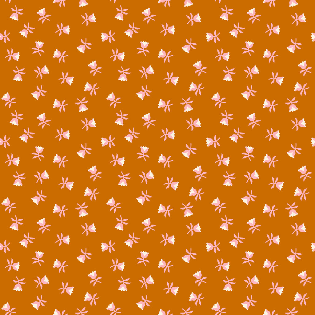 PREORDER Ruby Star Society Mystic Fable - Sweetflower Florals Retro Vintage in Cinnamon